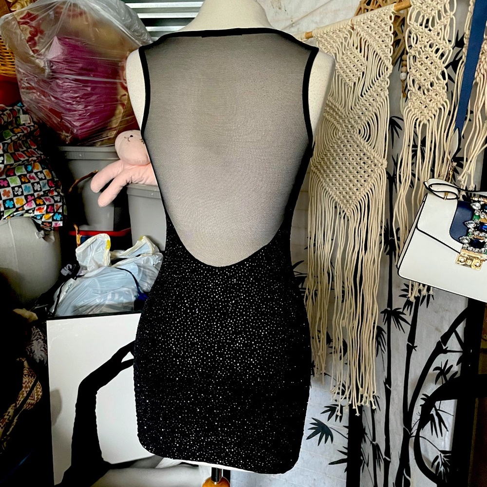 Bebe Black Mini Dress